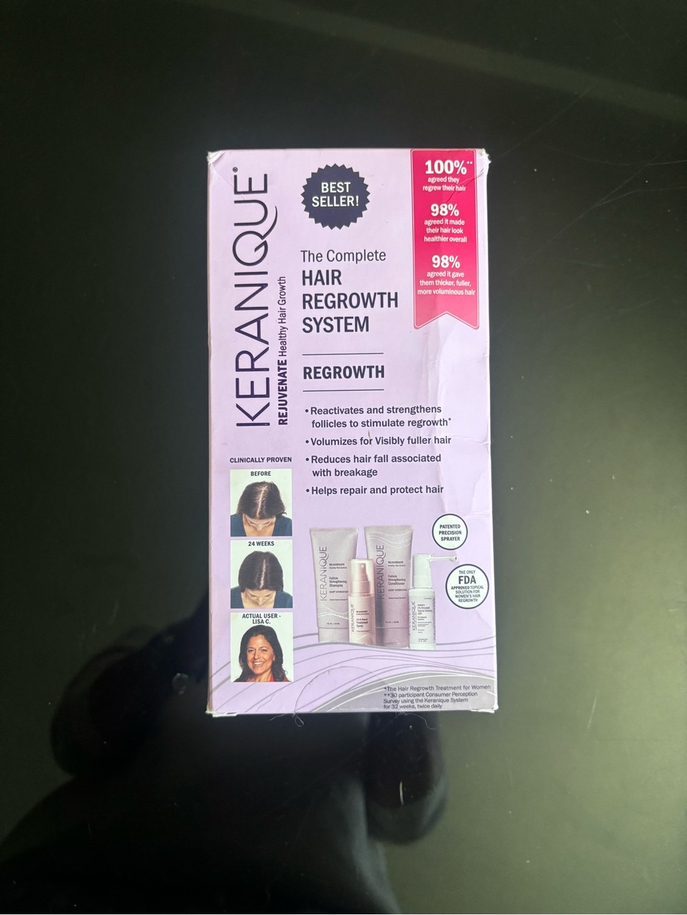 KERANIQUE Rejuvenate Healthy Hair Complete Regrowth System Kit NIB from Ulta.